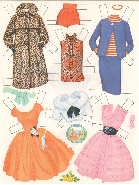 1960s paper dolls